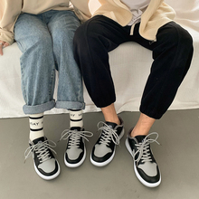 Putian Board Shoes Men's and Women's Shadow Grey Sports Shoes Spring Black and White Panda Couple Shoes