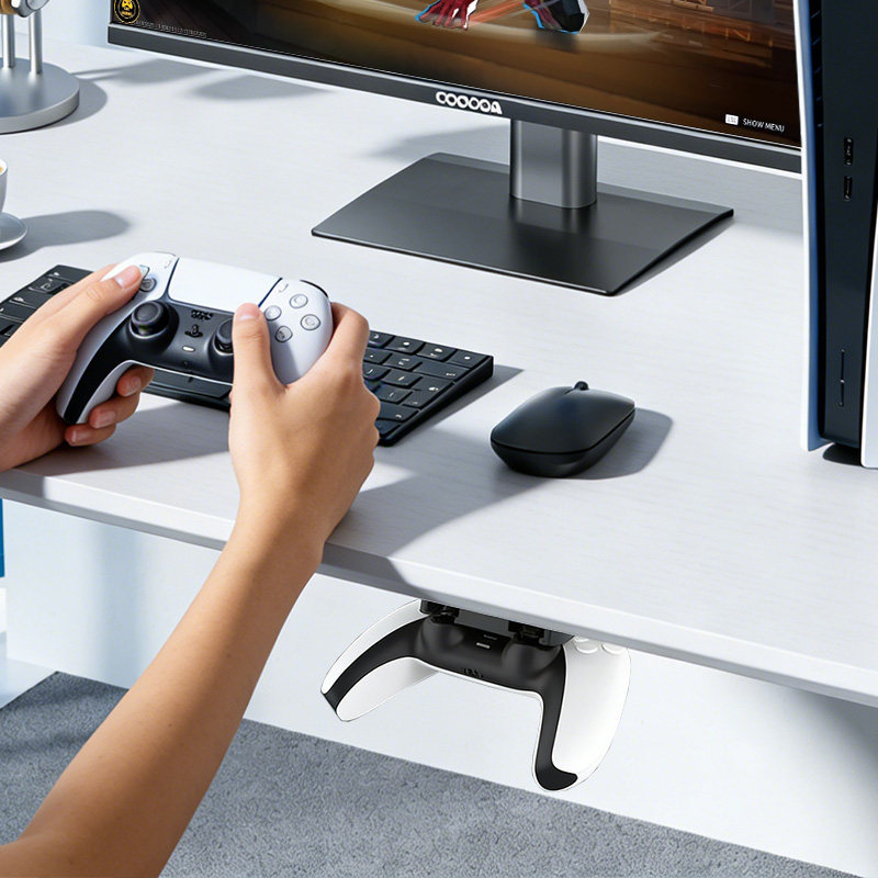 Подходит для ps5, кронштейна для ручки, настольной подвески, аксессуаров для ps4, хранения и размещения периферийных устройств xbox, базовых аксессуаров для качалки