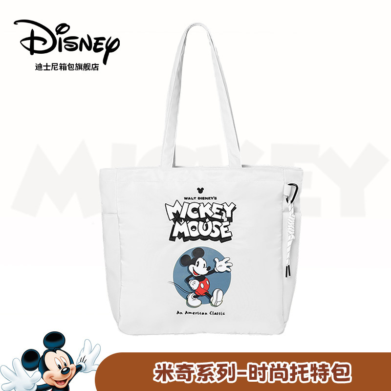 Официальная аутентичная сумка-тоут Disney с Микки Маусом, женская сумка-тоут 2025, новая модная универсальная сумка через плечо, сумка большой емкости