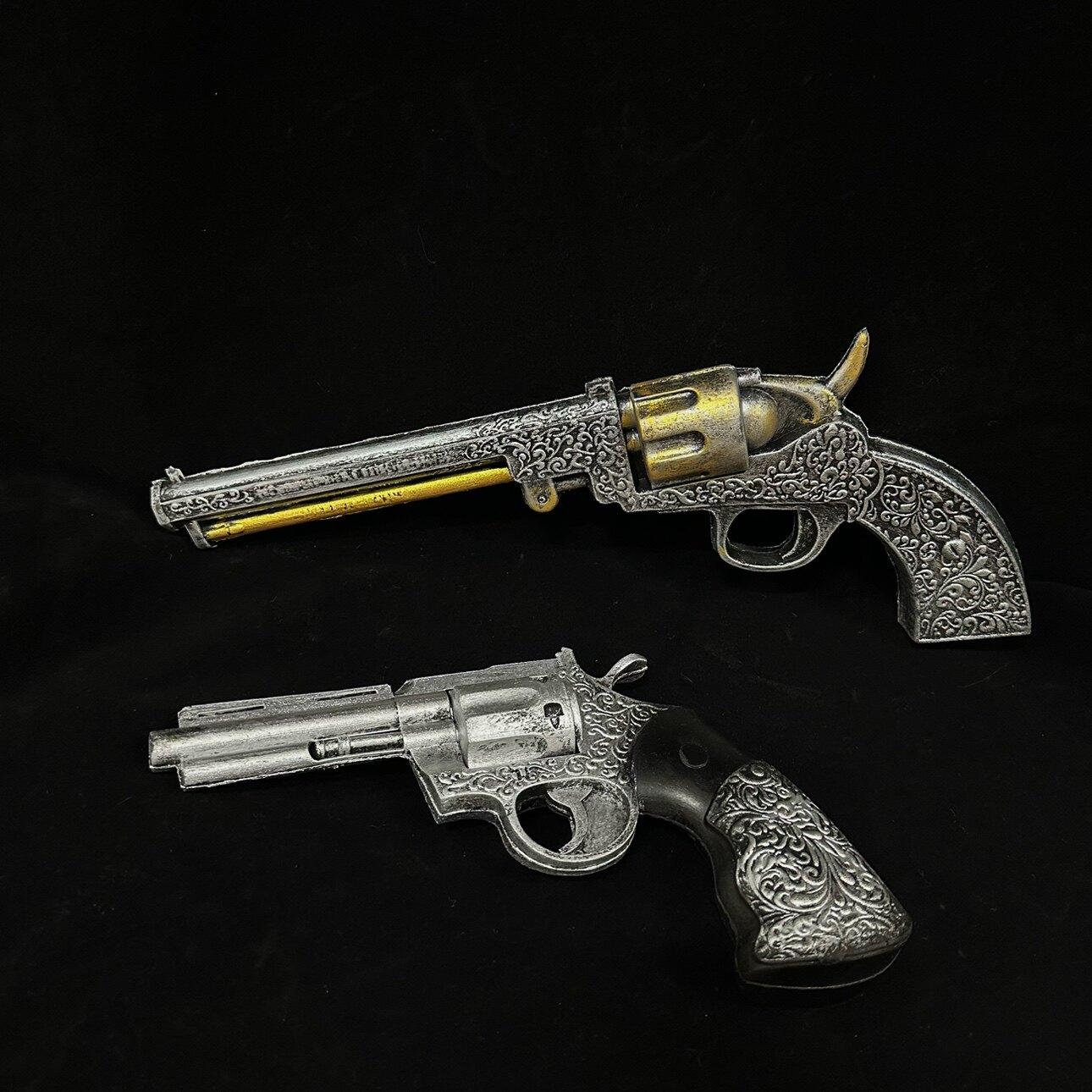 Princess military uniform, retro carved revolver, Lolita gun, JK dark gothic punk cosplay Arthur accessories