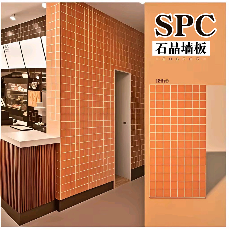 Стеновая панель SPC stone crystal с имитацией керамической плитки для ванной комнаты отеля водонепроницаемая быстровозводимая стеновая панель из камня и пластика для ремонта и реновации