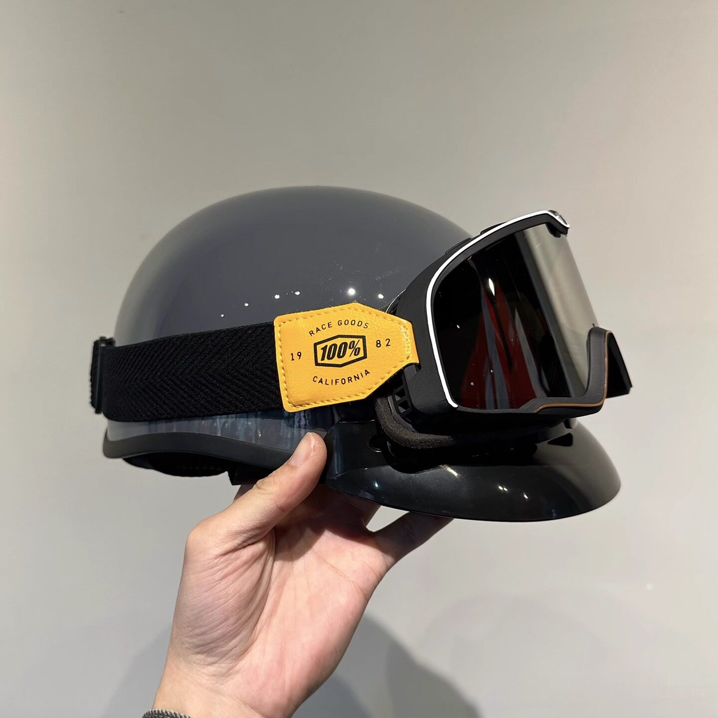 3C certified motorcycle helmet, retro safety helmet, large head circumference, sun protection, cola, summer, men's and women's motorcycle, electric vehicle, half