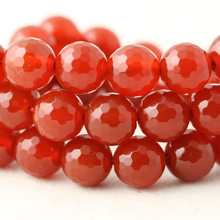 128 cut 6-18m red agate loose bead jewelry accessory DIY