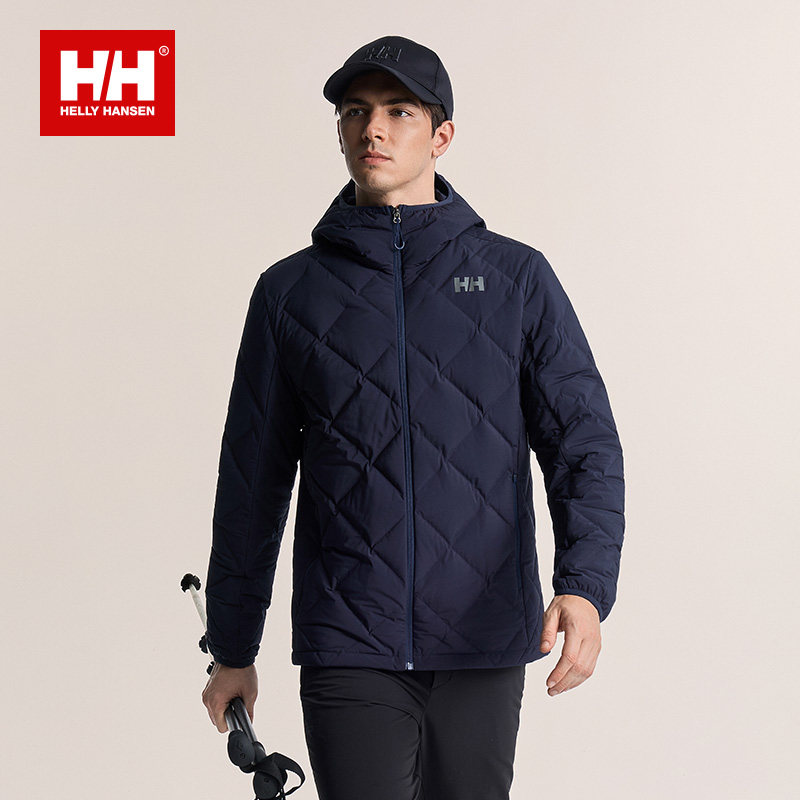 Стеганый пуховик HELLY HANSEN/HH из 750 г пушистого гусиного пуха, теплый и стойкий к воздействию алмазов пуховик для улицы, ветрозащитный