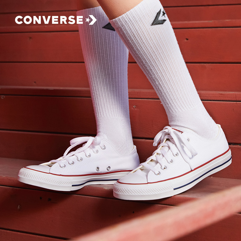 CONVERSE Converse official All Star классическая парусиновая мужская и женская повседневная спортивная обувь с низким вырезом 101000