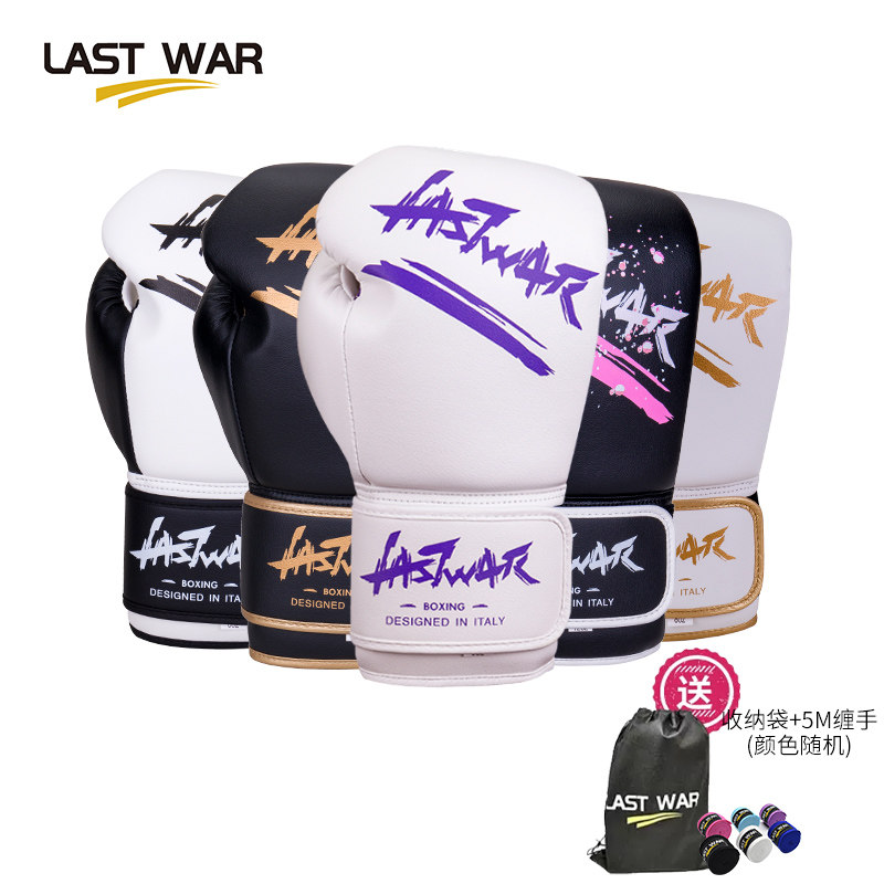 Перчатки LAST WAR розовые женские для взрослых, тренировочные перчатки из мешков с песком для занятий Муай-тай, профессиональные боксерские перчатки для Муай-тай, мужские