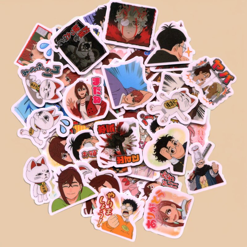 Dandadan Fanmade Merch Waterproof Anime Stickers for Journals Phones and Laptops