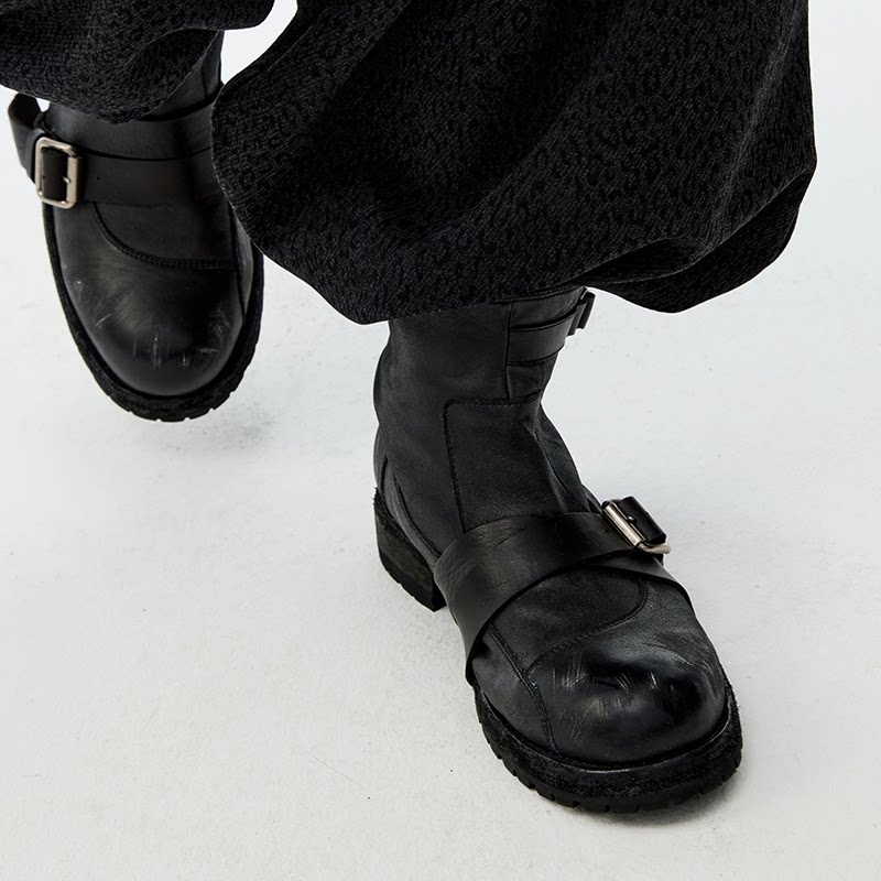 БОТИНКИ JCAESAR с ремешком old frost инженерные ботинки Goodyear Argentina на подошве из воловьей кожи