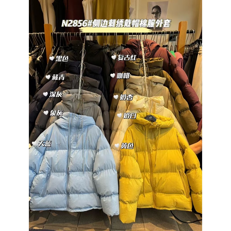 Big 7 women 2856 зимняя корейская версия свободной хлопчатобумажной куртки большого размера толщиной 2 мм в стиле 