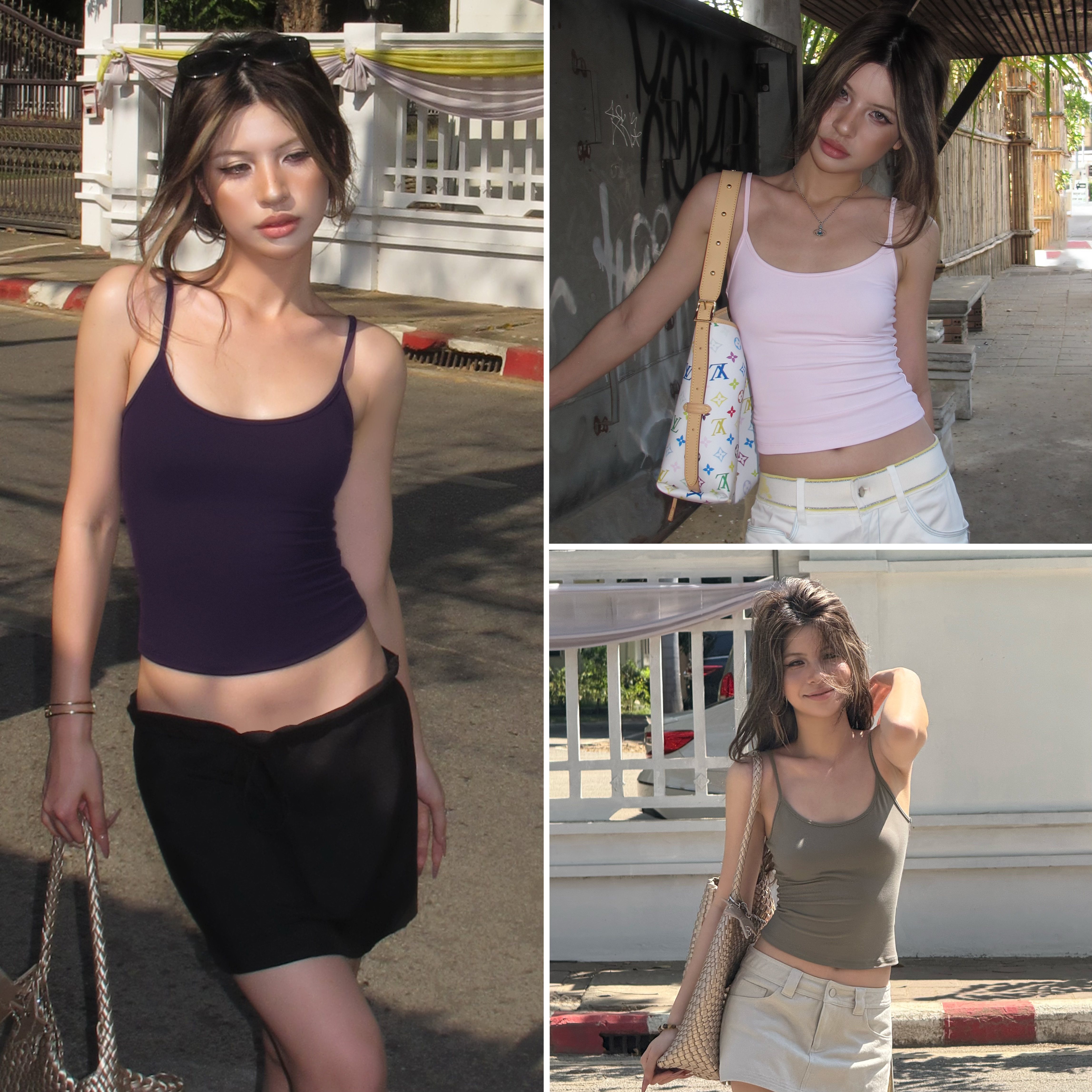 Женский слинг-майка Audwyn custom fabric tank sling от design sense - плотно облегающий, тонкий, с жилетным верхом
