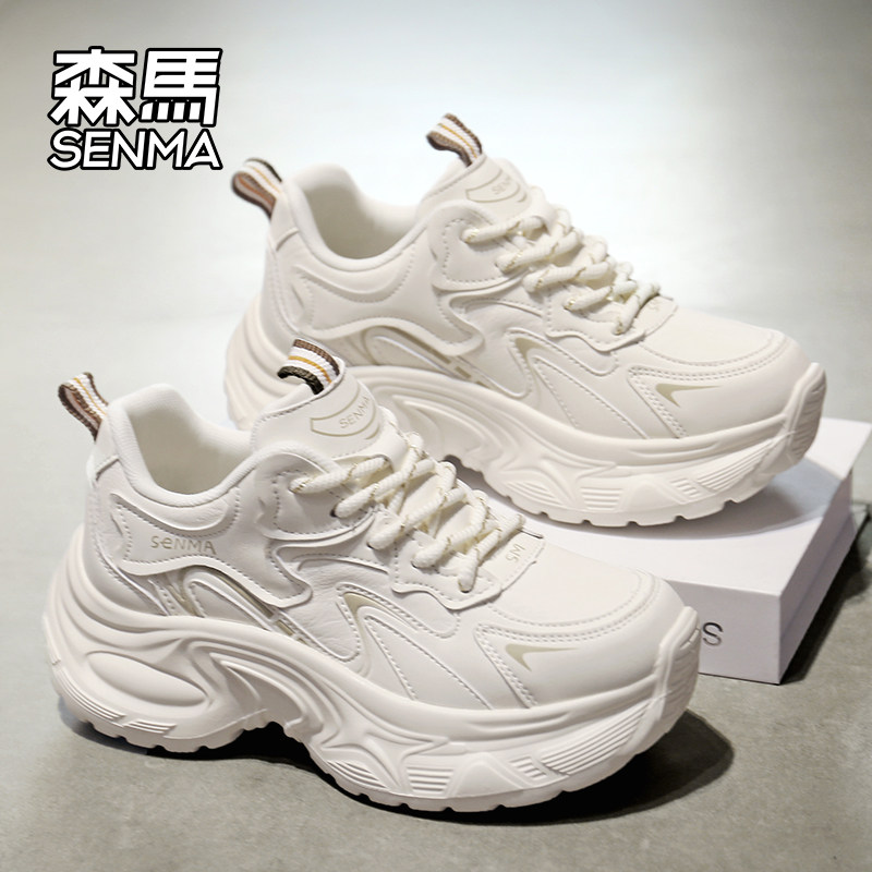 Женская обувь Semir, новинка 2026 года, осенняя обувь для папы на толстой подошве, универсальная повседневная спортивная обувь для пригородных поездок, не вызывающая усталости ног