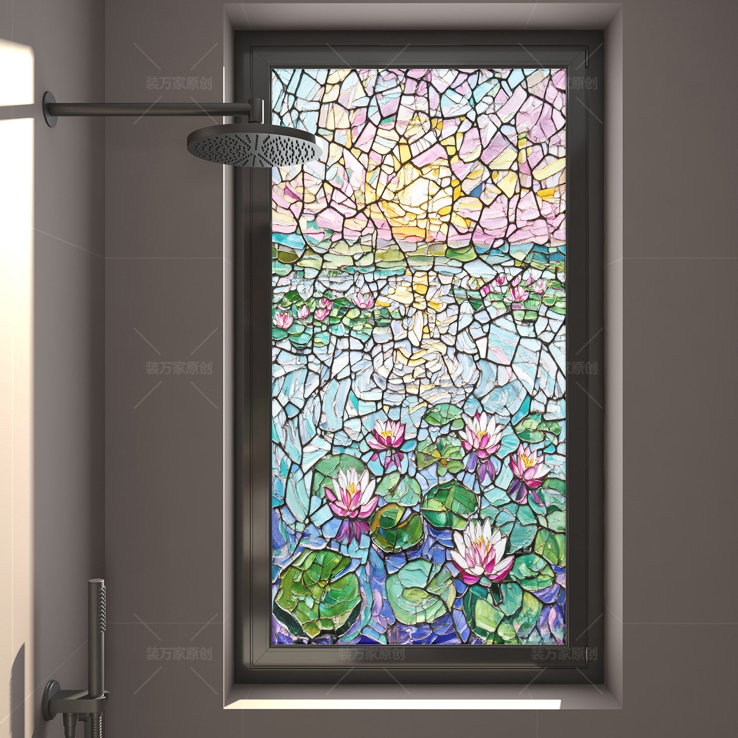 Установите магнитную пленку Wanjia color glass, стеклянные наклейки, художественные электростатические наклейки на окна, гостиная, ванная комната, полупрозрачная декоративная пленка с защитой от подглядывания