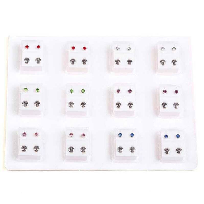 24pcs set Stud Piercing Tool Kit Ear Earing for Gun Tools