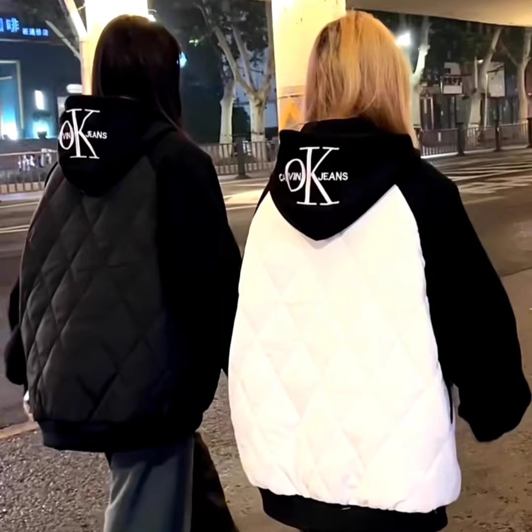 Оригинальная ранняя осень, новый стиль, американский сетчатый бренд red tide, кардиган свободного кроя на молнии, плюс плотная хлопковая куртка в парном стиле