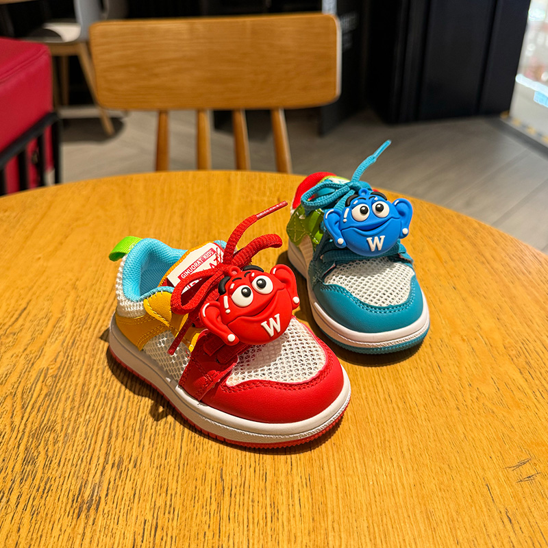 Детские кроссовки для родителей и детей младшего возраста, для маленьких девочек, весна и осень, фасоль м, утки-мандаринки, для маленьких мальчиков, обувь, спортивная обувь на мягкой подошве для младенцев и маленьких детей от 1 года