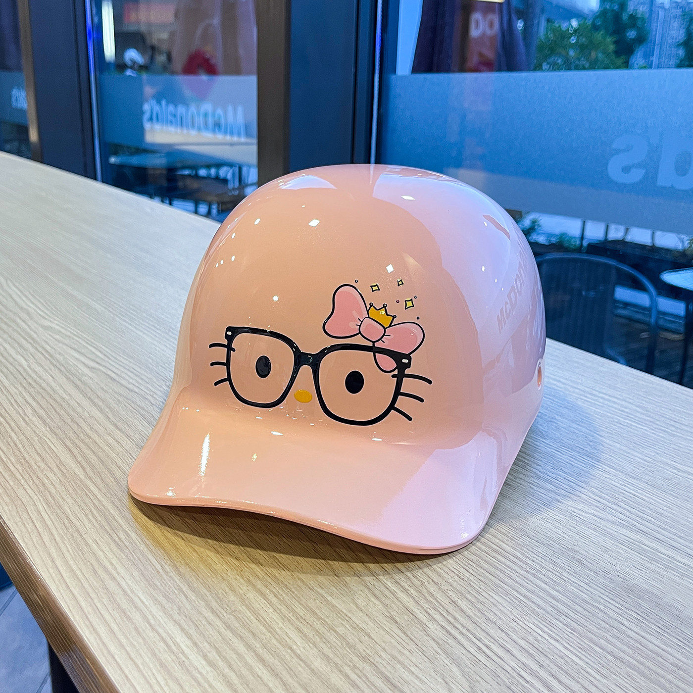 3C certified cute electric bike helmet, all-season women's motorcycle safety helmet, sun protection half helmet, baseball cap