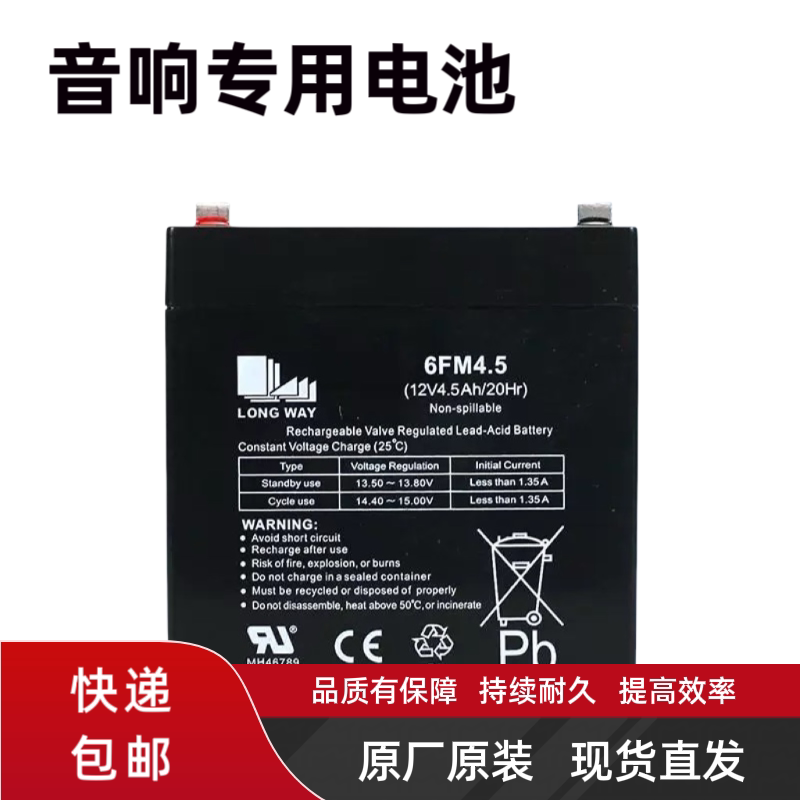 Аккумуляторная батарея Longwei battery Wanlida 12V4.5ahM + 9017 наружный динамик для тележки L12 аксессуары Y6M9001
