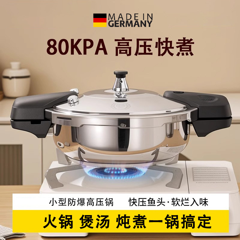 Немецкая новая специальная скороварка с рыбьей головой, коммерческая мини-скороварка для гостиниц, небольшая взрывозащищенная микро-скороварка из нержавеющей стали