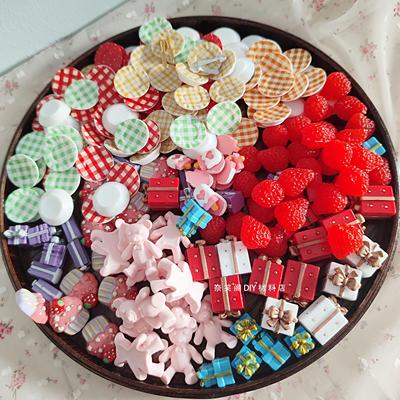 taobao agent 圣诞系列树脂贴片美甲diy手工手机壳奶油胶材料满49包邮