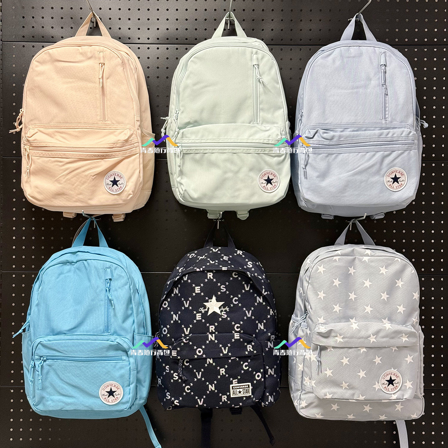 Подлинный рюкзак Converse Converse Школьный ранец для студентов младших классов средней школы, повседневный рюкзак Унисекс