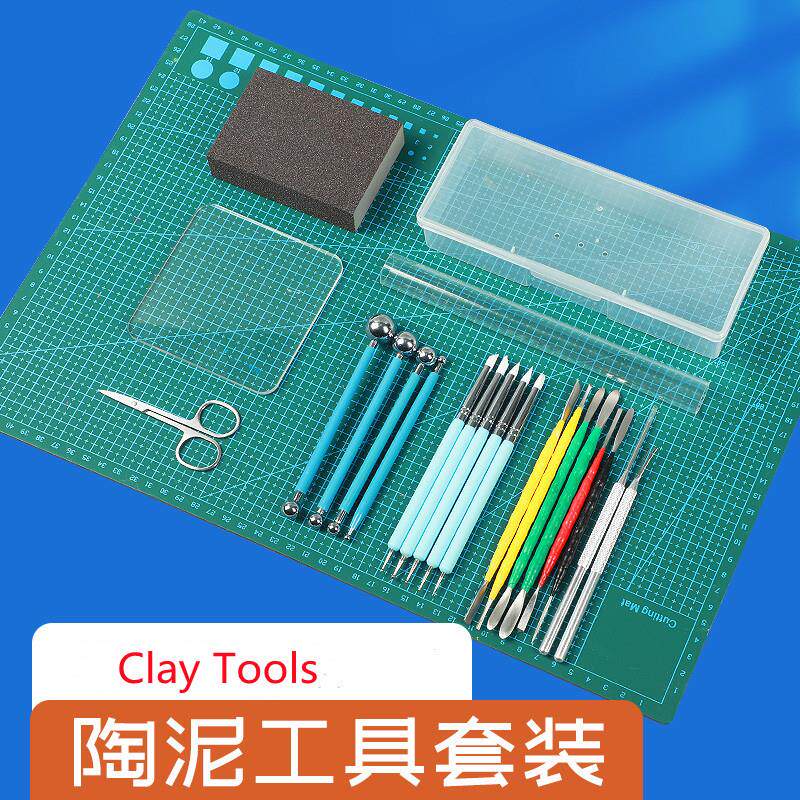 Clay tools polymer modeling sculpture DIY stone plastic clay material