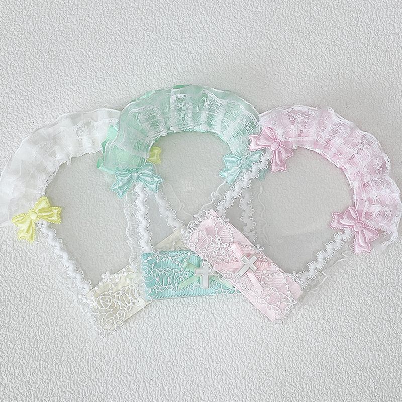 Celebrity Anime Merchandise, New lace Card Holder, DIY Handmade Anime Card Holder, Guka ID Card Protector