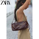 ZARA2026 весенне-летняя новая женская сумка с пряжкой и декоративной застежкой-молнией на плече, сумка-мессенджер 6137710 700