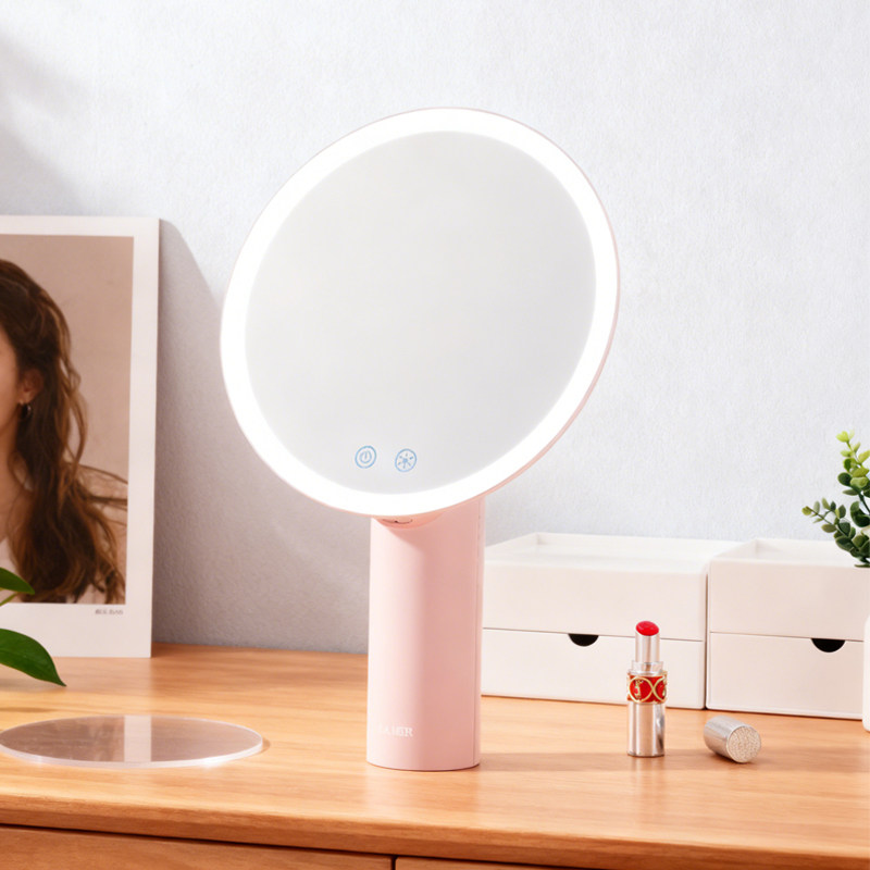 Зеркало для макияжа LAMER led с подсветкой smart desktop настольное косметическое зеркало net celebrity fill light beauty mirror подарок на день рождения