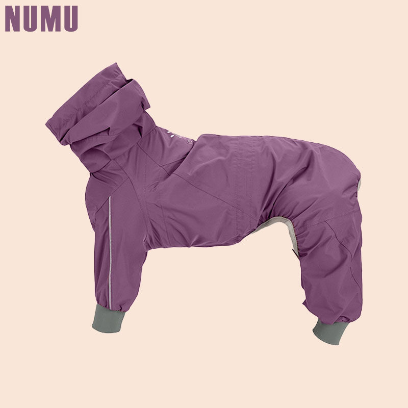 Одежда для собак NUMU для средних и крупных собак, бордюрная овчарка, самоедский плащ, уличная водонепроницаемая легкая куртка для четвероногих собак