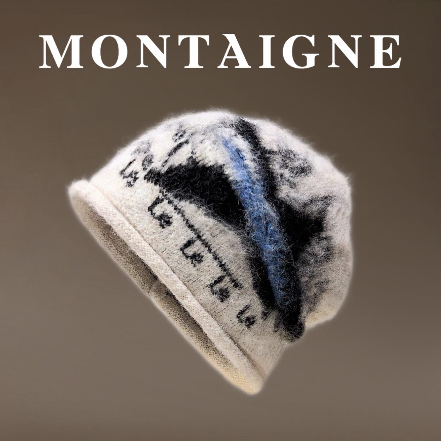 Французская шапка Montaigne/Монтень, осенне-зимняя коллекция головных уборов с открытым лицом, маленькая американская шапка с большой головой, вязаная шапка Baotou для мужчин и женщин