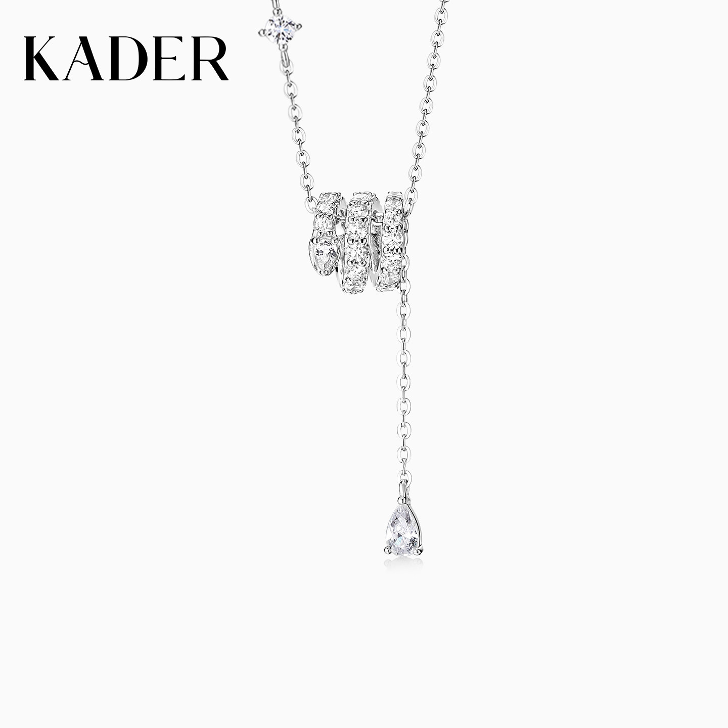 KADER Kaiduo Spirit Snake Xiaoman Поясное ожерелье для девочек, серебряная цепочка на ключицы из серебра 925 пробы, Танабата, подарок для подруги Катиро