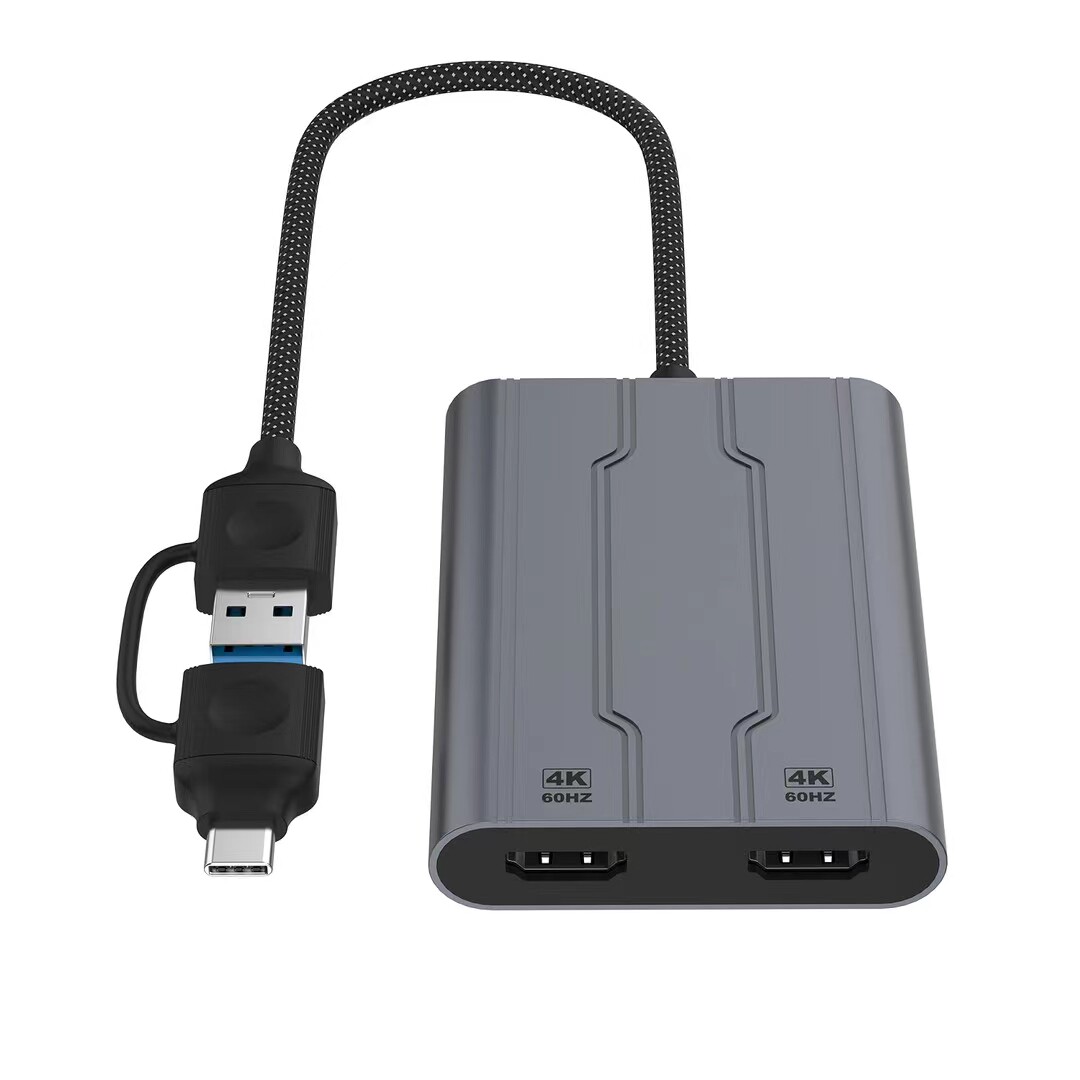 Док-станция Keleduo displaylink подходит для mac док-станция Apple typec usb-hdmi с мультиэкранным разнородным дисплеем компьютер с двумя экранами видеокарты монитор ноутбука с пятью экранами конвертер с шестью экранами