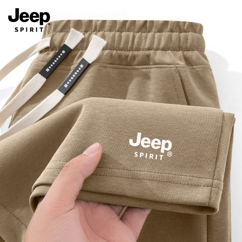 Мужские брюки Jeep Jeep с пятью точками, лето 2026, новые брюки, мужские свободные спортивные брюки, повседневные брюки, мужские шорты