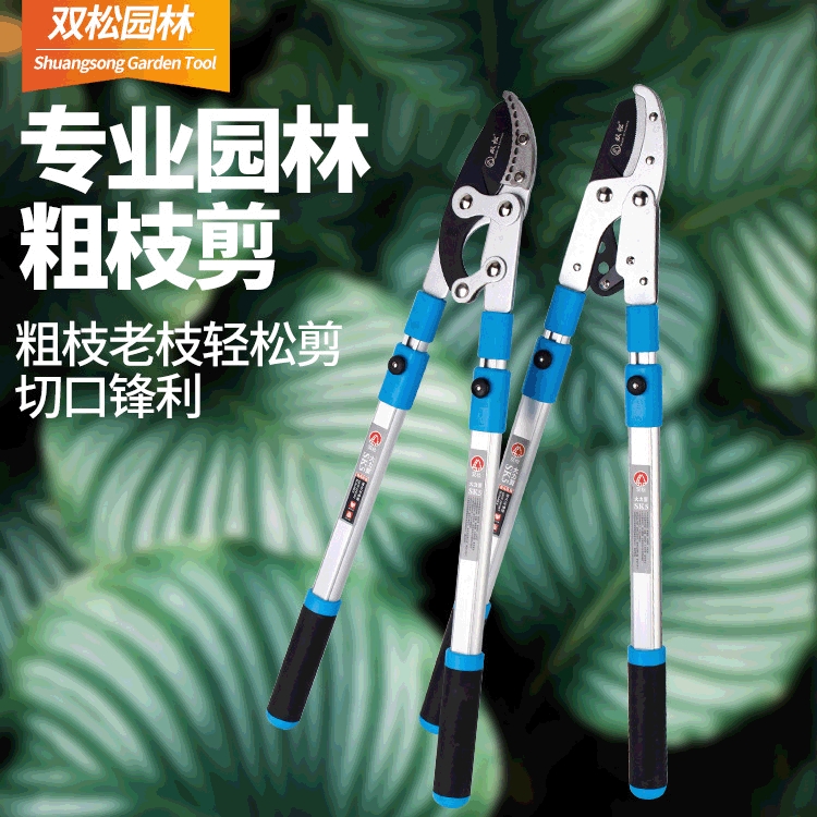Germany and Japan imported technology source manufacturer Shuangsong Dalili scalp scalp scalp garden tool high-end telescopic coarse scalp