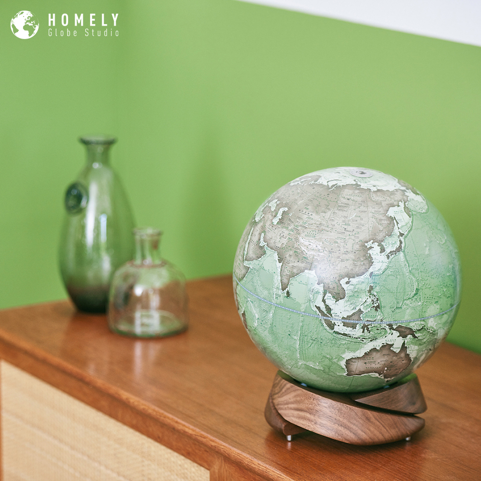 HomelyGlobe Макро-Микро-Земной Шар для украшения дома ручной работы