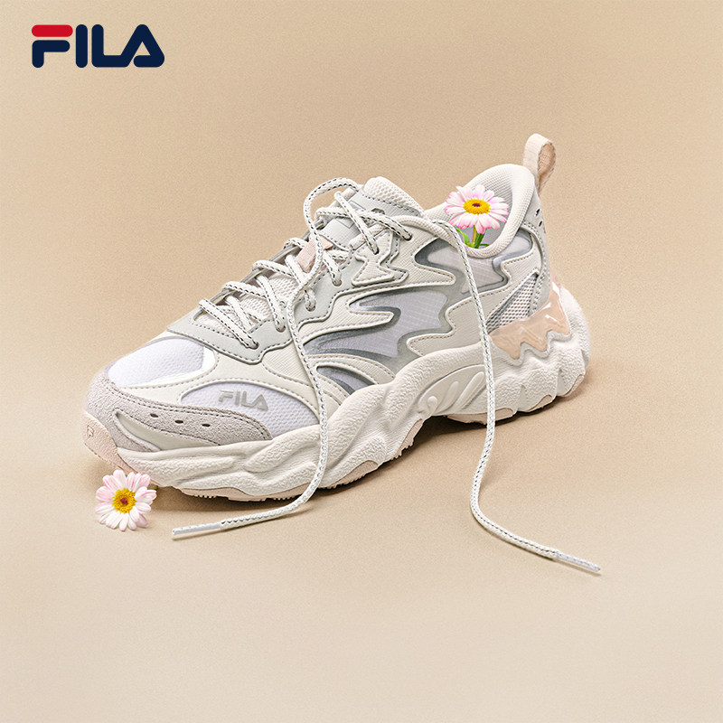 Fern grass 3-го поколения|Женская обувь FILA Fei Lotto style daddy shoes, новинка 2026 года, летняя обувь, повседневная обувь, спортивная обувь