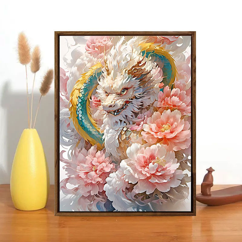 Алмазная живопись Бога дракона картина с изображением дракона, полная бриллиантов, в китайском стиле, diy, самоклеящиеся алмазные наклейки ручной работы, ins, новая китайская алмазная вышивка