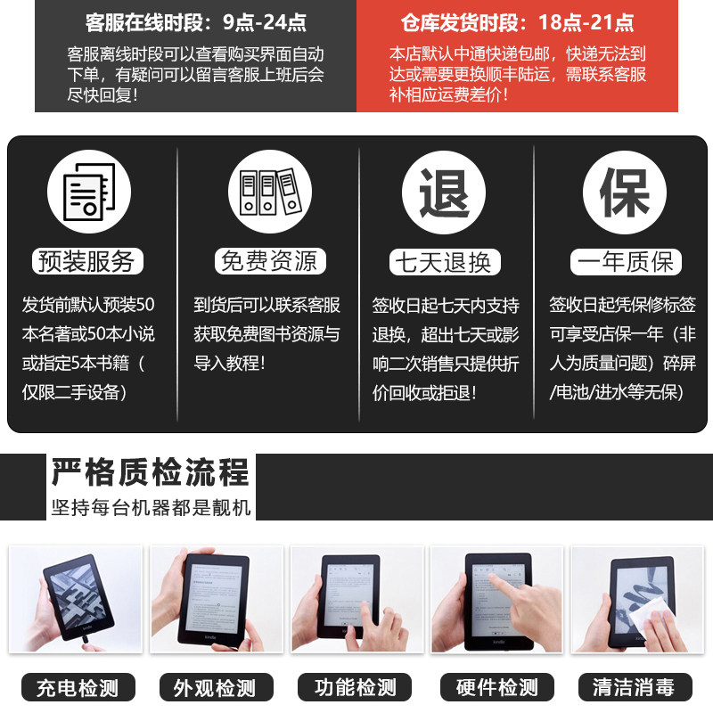 Взломанный Kindle Amazon Paperwhie5 Молодежное издание KPW43 для чтения электронных книг с комиксами 658