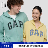 [Одобрение Cheng Yi] Свободный свитер с капюшоном и вышивкой нового логотипа Gap для мужчин и женщин, осень 2026, 1SS623701
