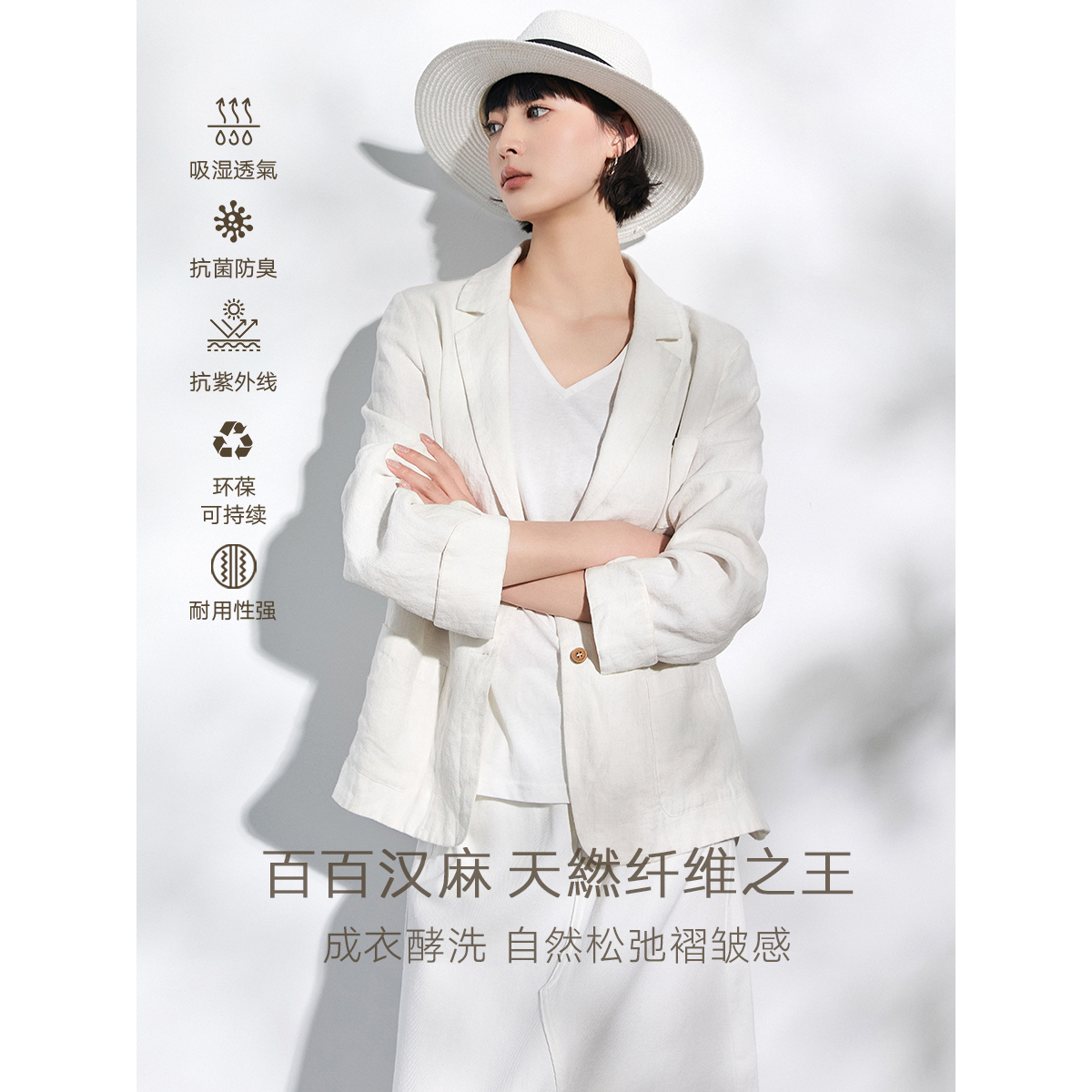 K-sister KSOEUR (Hundred-Han Ma Ma·Old-Qian Suit) ready-to-wear fermented noble wrinkled old-Qian Suit Jacket for Women