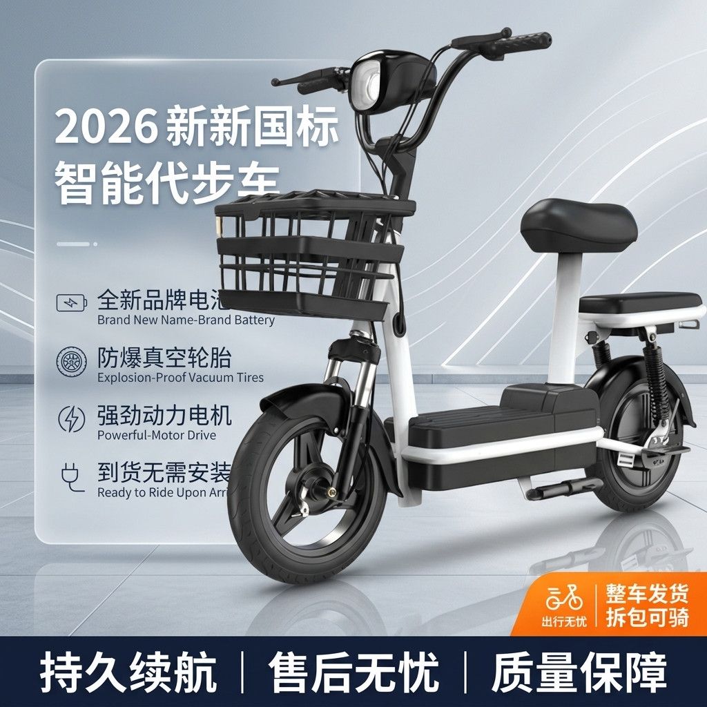 2026 новый электромобиль национального стандарта, новый аккумуляторный автомобиль, велосипед, мопед, небольшой мопед для взрослых с высокой выносливостью