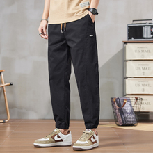 Men's casual pants, spring 2024, new sanitary pants, work clothes, Harlan sports leggings, youth pants, men's spring and autumn styles