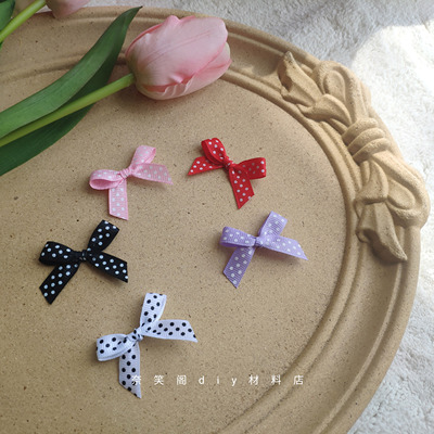 taobao agent 4cm半成品蝴蝶结DIY材料配件辅料满49包邮
