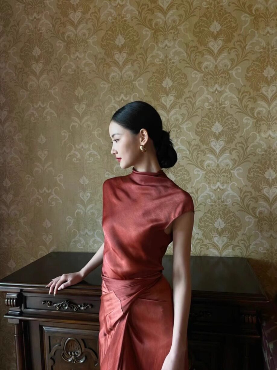 Новый халат в китайском стиле cheongsam для невесты, свадебное платье для тостов, платье для помолвки, высококачественное легкое роскошное платье для возвращения в нишу, банкетное платье