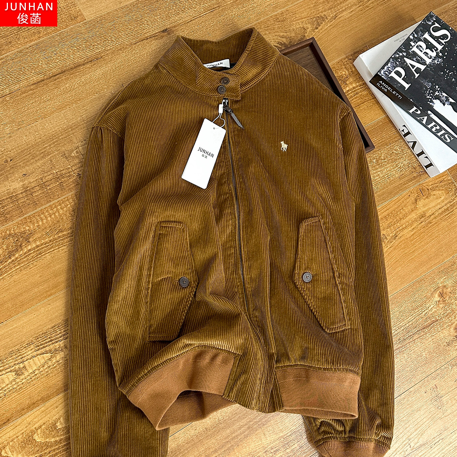 ЧЖУНХАН！Легкая флисовая куртка с логотипом Maillard retro pony, женская новинка весны 2025 года, мужская и женская куртка одинакового стиля