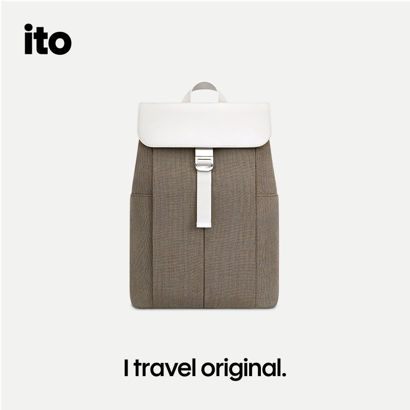 "Новый продукт" ITO PORCINI BACKPACK серии CAMIRA PENTA - школьный рюкзак высокого класса из водоотталкивающего материала, деловой городской рюкзак