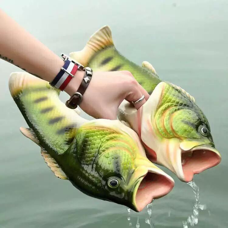 These wildly popular fish-shaped slippers are here! Slip-resistant and waterproof, they're super quirky for home wear, perfect for couples to show off!