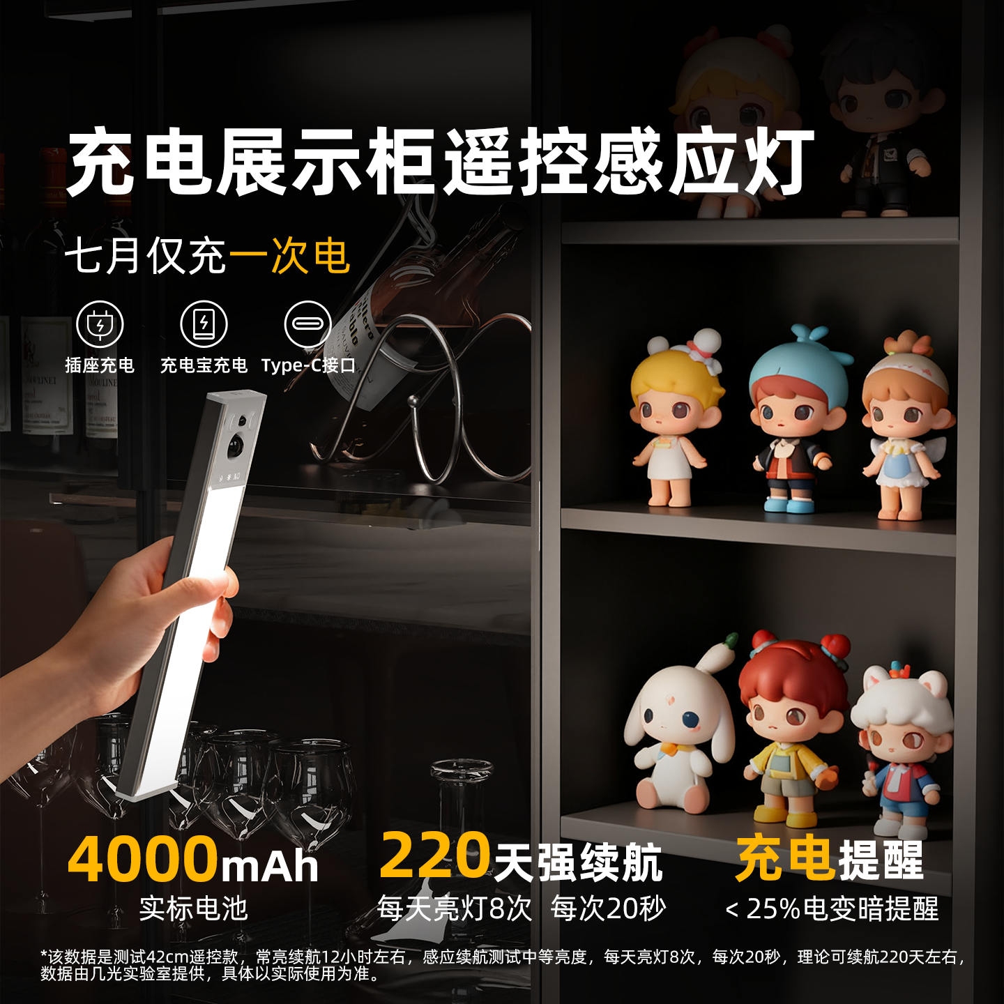 Беспроводной датчик освещения Jiguang light пульт дистанционного управления led smart home аварийное отключение питания в спальне магнитный ночник для прохода