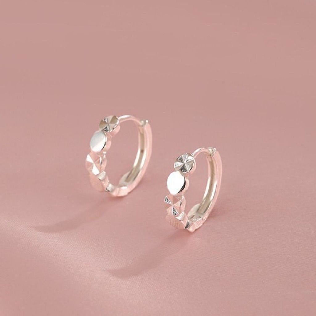 серьги из серебра 999 пробы, женские уши с пирсингом, нишевый дизайн, стиль ins, изысканность, универсальные серьги, пряжки для ушей, кольца для ушей, серьги