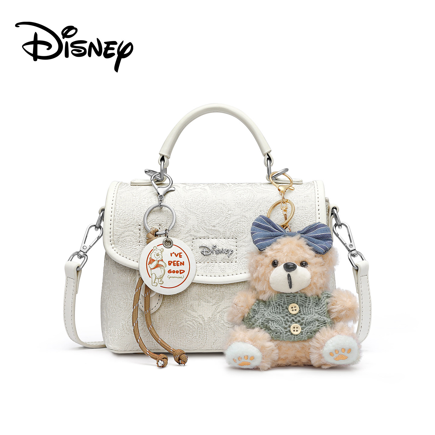 Маленькая квадратная сумка Disney, женская модная универсальная сумка-мессенджер на одно плечо, новинка 2026 года, женская сумка для поездок на работу для подруги